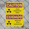 Signmission Radiation & Laser Sign, 10 in H x 7 in W, Plastic, Rectangle OS-2PACK-CR-P-710-L-10169 - alternate 4